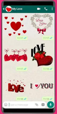 WASticker - Love Stickers android App screenshot 6