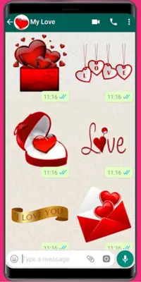 WASticker - Love Stickers android App screenshot 7